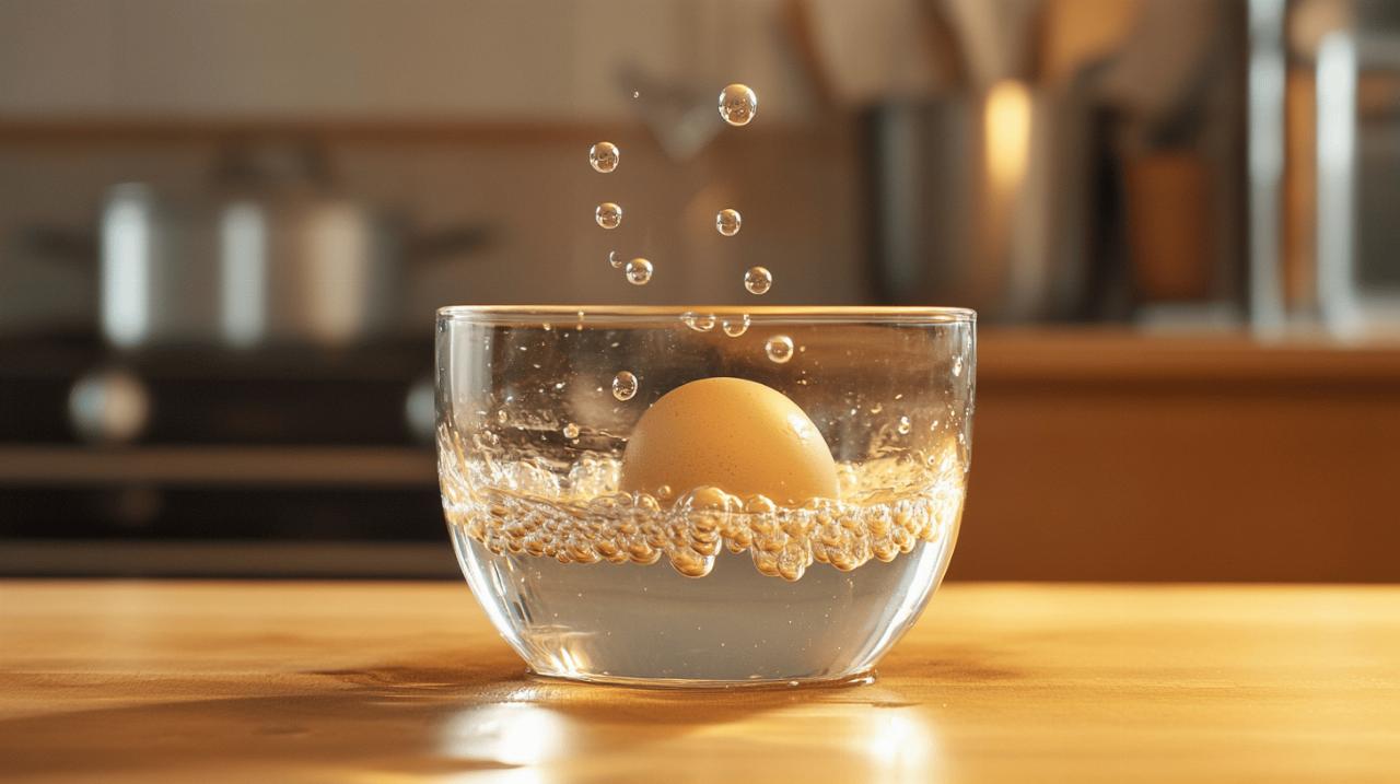 De l’eau et un œuf : l’astuce infaillible pour verifier facilement la fraicheur